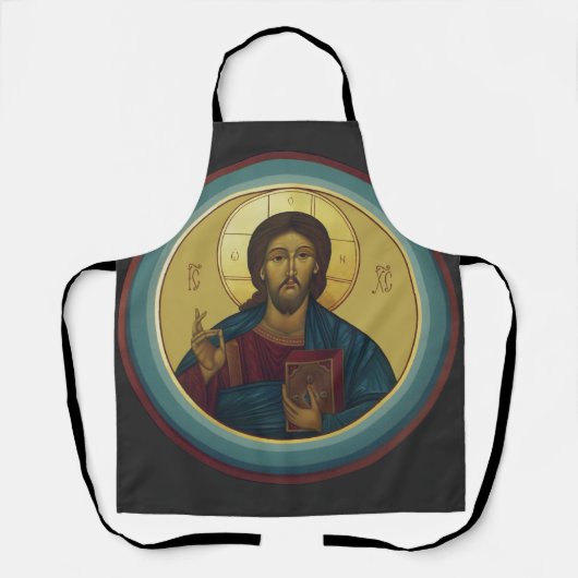 Jesus Christ Pantocrator Schürze (Vorderseite)