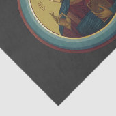 Jesus Christ Pantocrator Seidenpapier (Ausschnitt)