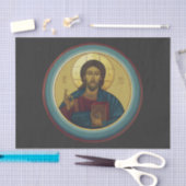 Jesus Christ Pantocrator Seidenpapier (Handwerk)