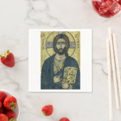Jesus Christ Pantocrator Serviette (Beispiel)