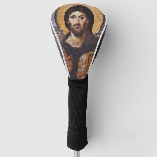 Jesus Christ Pantokator Herrscher des gesamten byz Golf Headcover (Vorderseite)