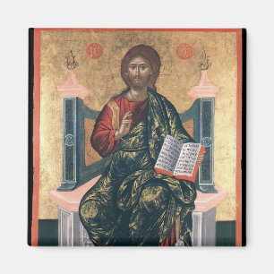 Jesus Christ Pantokator Lord of All Icon Magnet