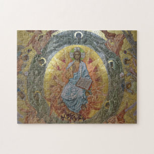 Jesus Christ Pantokator Lord of All Orthodox Icon Puzzle