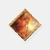 Jesus Christ Paper Napkins Serviette (Ecke)