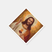 Jesus Christ Paper Napkins Serviette (Ecke)
