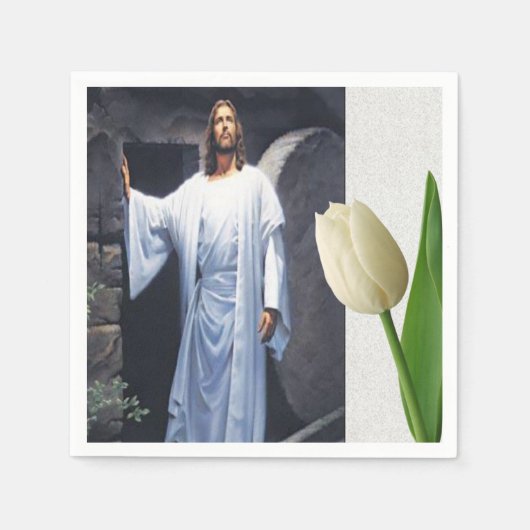 Jesus Christ Paper Napkins Serviette (Vorderseite)