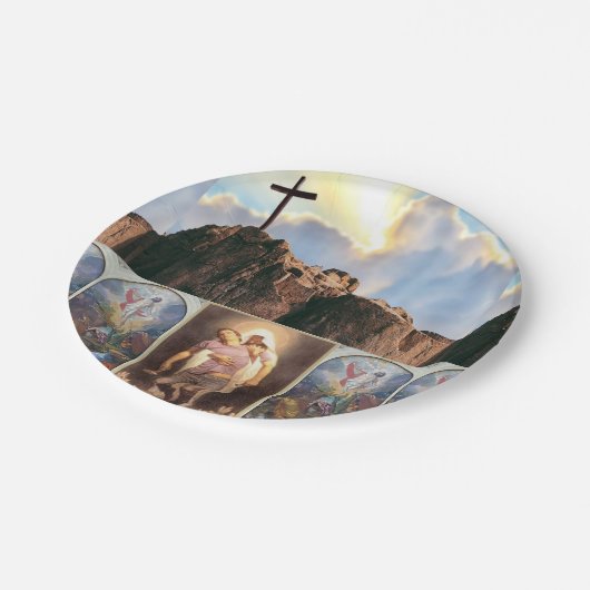 Jesus Christ Paper Tellers Pappteller (Schrägansicht)