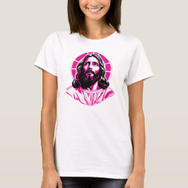 Jesus Christ Pink Pessach Ostern Weihnachtsgeschen T-Shirt