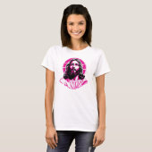 Jesus Christ Pink Pessach Ostern Weihnachtsgeschen T-Shirt (Vorne ganz)