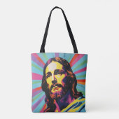 Jesus Christ Pop Art Tasche (Rückseite)