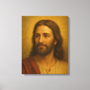 Jesus Christ Portrait #2™ LDS Wall Art Leinwand