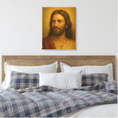 Jesus Christ Portrait #2™ LDS Wall Art Leinwand (Insitu (Schlafzimmer))