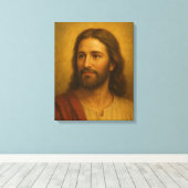 Jesus Christ Portrait #2™ LDS Wall Art Leinwand (Insitu (Holzboden))