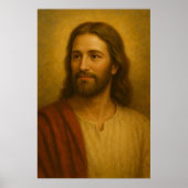 Jesus Christ Portrait #2™ LDS Wall Art Poster (Vorne)