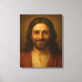 Jesus Christ Portrait #3™ LDS Wall Art Leinwand (Vorderseite)