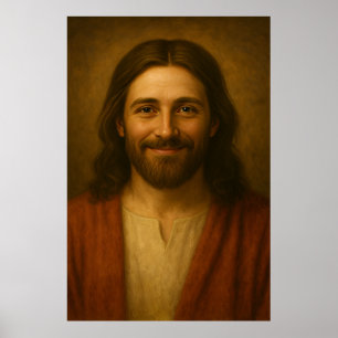 Jesus Christ Portrait #3™ LDS Wall Art Poster