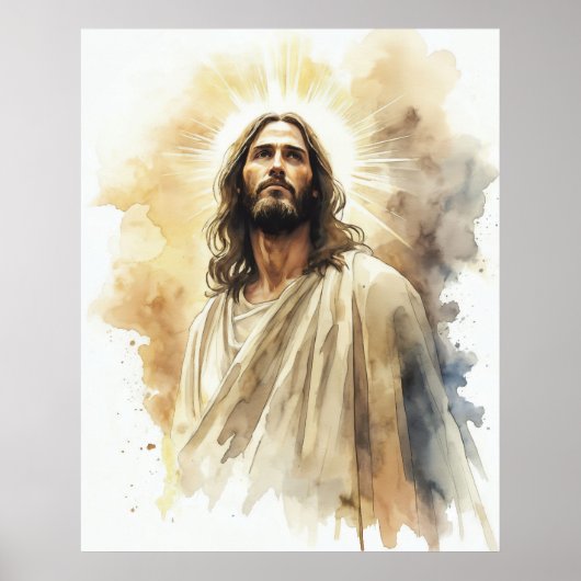 Jesus Christ Portrait Poster (Vorne)