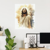 Jesus Christ Portrait Poster (Heimbüro)