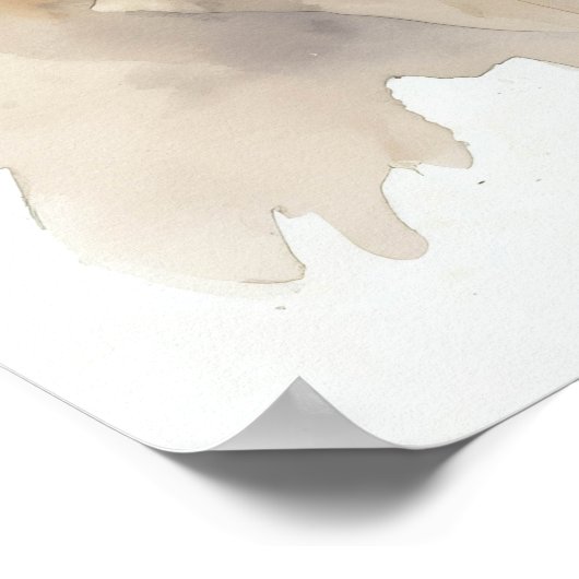 Jesus Christ Portrait Poster (Ecke)