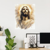 Jesus Christ Portrait Poster (Heimbüro)