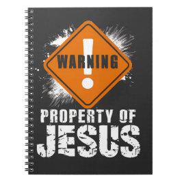 Jesus Christ Property Christlich Faith Funny Notizblock