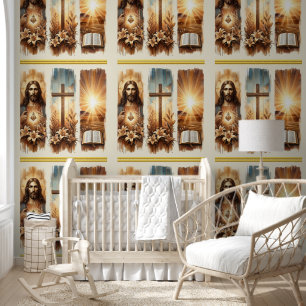 Jesus Christ Radiant Hingabe Christlich Tapete
