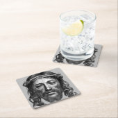 JESUS CHRIST RECHTECKIGER PAPPUNTERSETZER (Vor Ort)