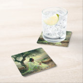 Jesus Christ Religious Easter Catholic  Rechteckiger Pappuntersetzer (Vor Ort)