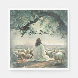 Jesus Christ Religious Easter Catholic  Serviette