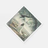 Jesus Christ Religious Easter Catholic Serviette (Ecke)