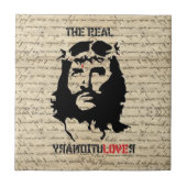 Jesus Christ Revolutionär Fliese (Vorderseite)