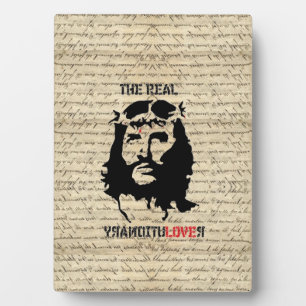 Jesus Christ Revolutionär Fotoplatte
