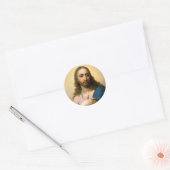 Jesus Christ Round Sticker  (Umschlag)