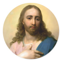 Jesus-Christ-Rundaufkleber
