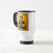 Jesus Christ Russisches Symbol Reisebecher (Vorderseite Links)