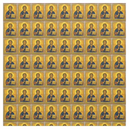 Jesus Christ Russisches Symbol Stoff (Muster)