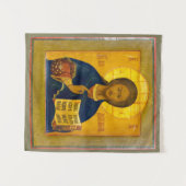 Jesus Christ Russisches Symbol Wandteppich (Vorderseite (Horizontal))