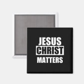 Jesus Christ S Magnet (Vorderseite/Rückseite)
