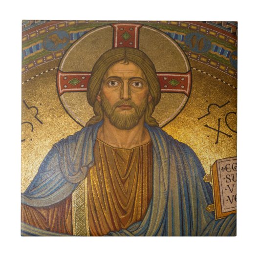 Jesus Christ - Schönes Christliches Kunstwerk Fliese (Vorderseite)