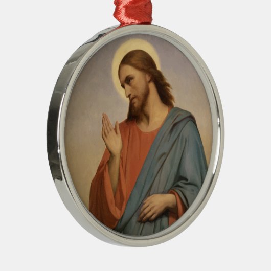 JESUS CHRIST SILBERNES ORNAMENT (Rechts)