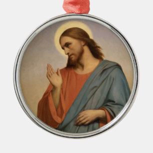 JESUS CHRIST SILBERNES ORNAMENT