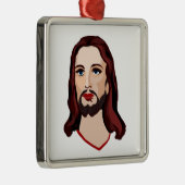 JESUS CHRIST SILBERNES ORNAMENT (Rechts)