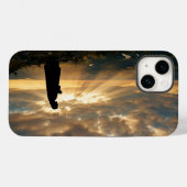Jesus Christ Silhouette Holy Light Sunset Case (Rückseite (Horizontal))