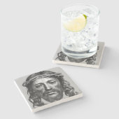 JESUS CHRIST STEINUNTERSETZER (Seitenansicht)