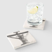 JESUS CHRIST STEINUNTERSETZER (Seitenansicht)