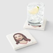 JESUS CHRIST STEINUNTERSETZER (Seitenansicht)