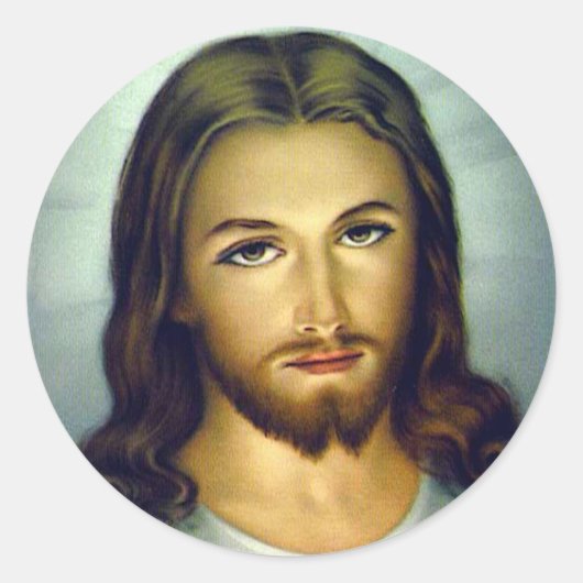 Jesus Christ Sticker Klassische Pose (Vorderseite)