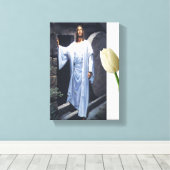Jesus Christ Stretched Canvas Print Leinwand (Insitu (Holzboden))