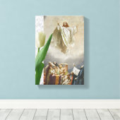Jesus Christ Stretched Canvas Print Leinwand (Insitu (Holzboden))