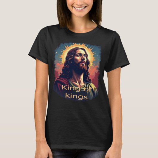 Jesus Christ T - Shirt - König der Könige Grafisch (Vorderseite)